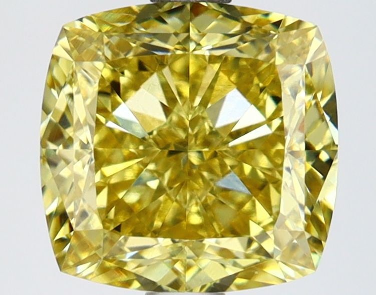 IGI Cushion Modified 2.71ct Fancy Vivid Yellow VVS2 - Loose Lab Diamond: IGI Cushion Modified 2.71ct Fancy Vivid Yellow VVS2 - Loose Lab Diamond This listing features IGI Cushion Modified 2.71ct Fancy Vivid Yellow VVS2 - Loose Lab Diamond. Item specifics are provided below
