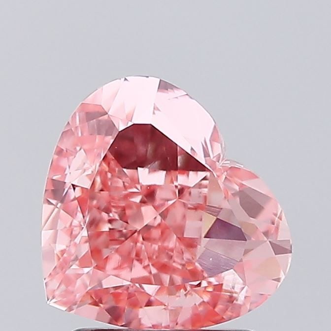 IGI Heart 2.54ct Fancy Vivid Pink VVS2 - Loose Lab Diamond (1 of 1)