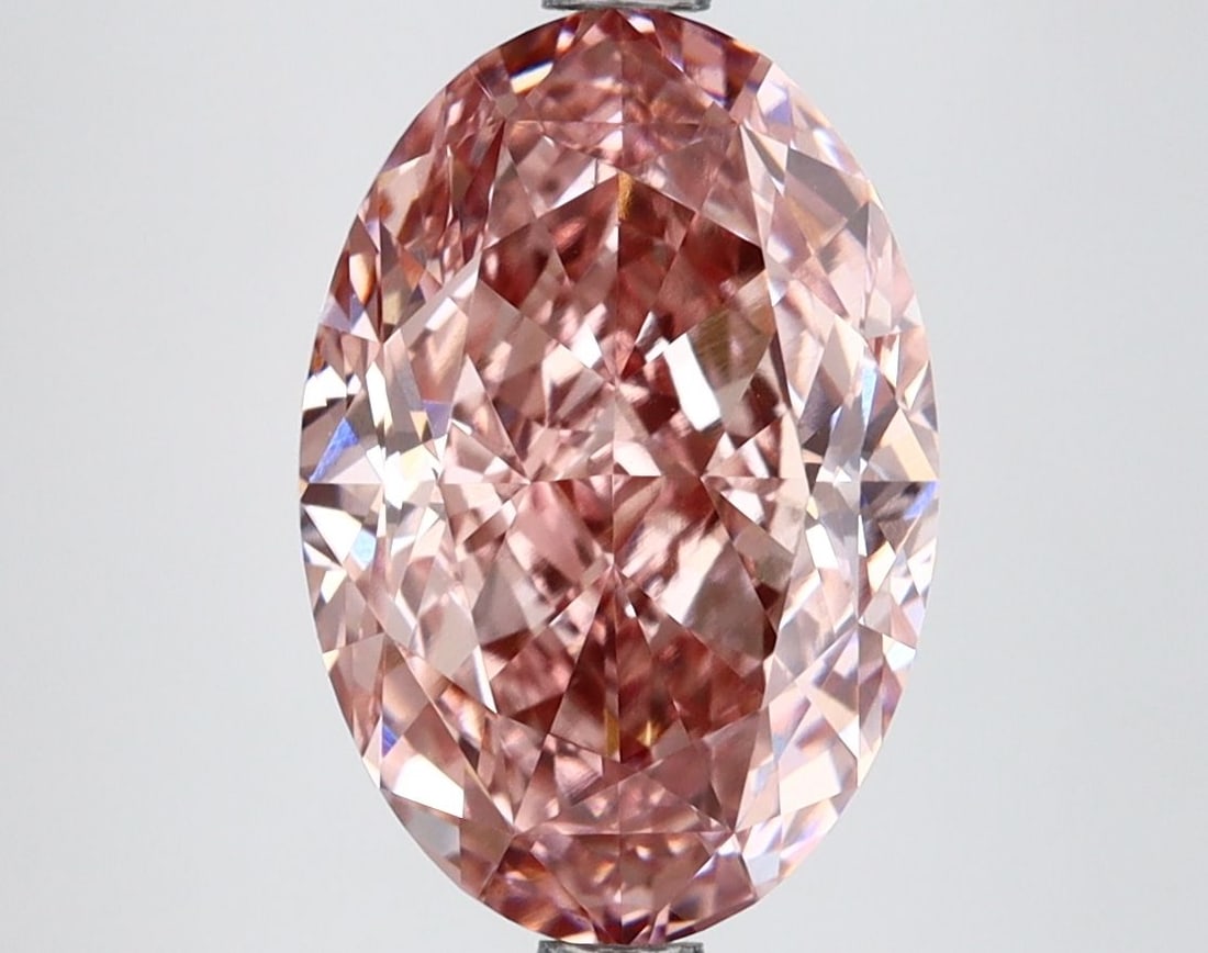 IGI Oval 4.03ct Fancy Vivid Brownish Pink VVS2 - Loose Lab Diamond: IGI Oval 4.03ct Fancy Vivid Brownish Pink VVS2 - Loose Lab Diamond This listing features IGI Oval 4.03ct Fancy Vivid Brownish Pink VVS2 - Loose Lab Diamond. Item specifics are provided below. Item Spe