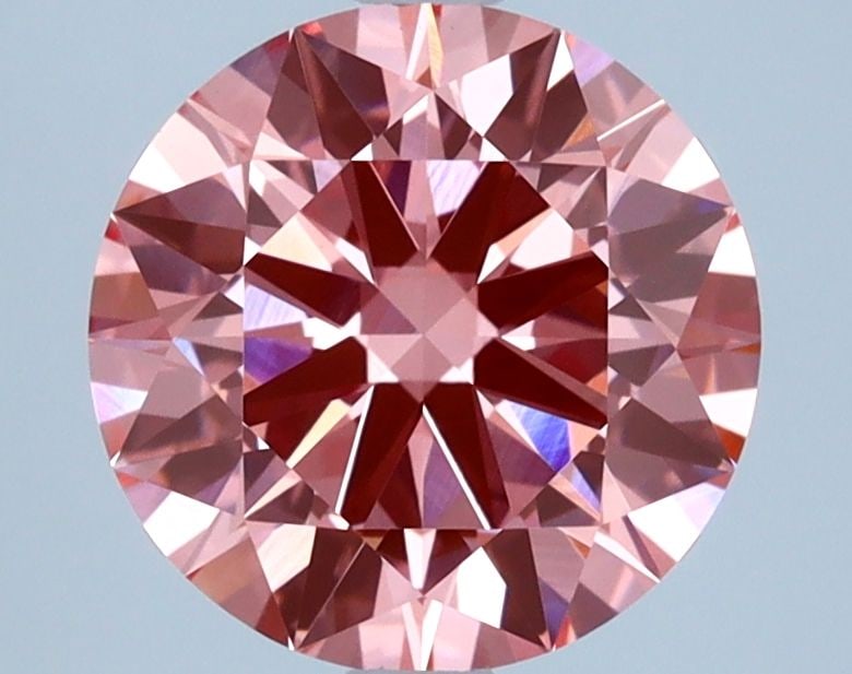 IGI Round 2.21ct Fancy Vivid Pink VVS2 - Loose Lab Diamond (1 of 1)