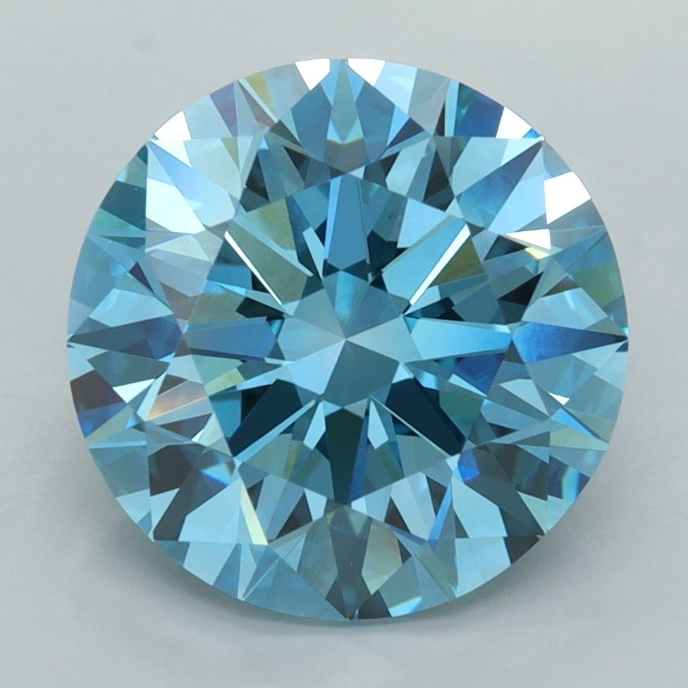 IGI Round 5.01ct Fancy Vivid Blue VVS2 - Ideal Loose Lab Diamond: IGI Round 5.01ct Fancy Vivid Blue VVS2 - Ideal Loose Lab Diamond This listing features IGI Round 5.01ct Fancy Vivid Blue VVS2 - Ideal Loose Lab Diamond. Item specifics are provided below. Item Specifi
