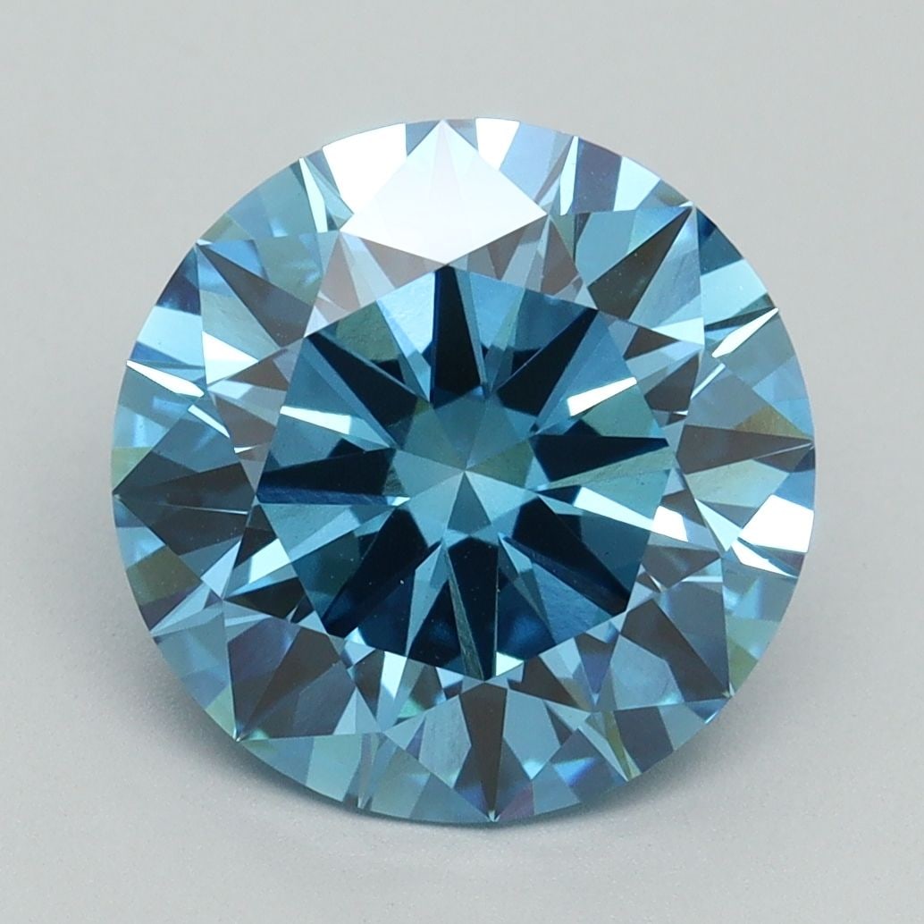 IGI Round 4.12ct Fancy Vivid Blue VVS2 - Ideal Loose Lab Diamond: IGI Round 4.12ct Fancy Vivid Blue VVS2 - Ideal Loose Lab Diamond This listing features IGI Round 4.12ct Fancy Vivid Blue VVS2 - Ideal Loose Lab Diamond. Item specifics are provided below. Item Specifi