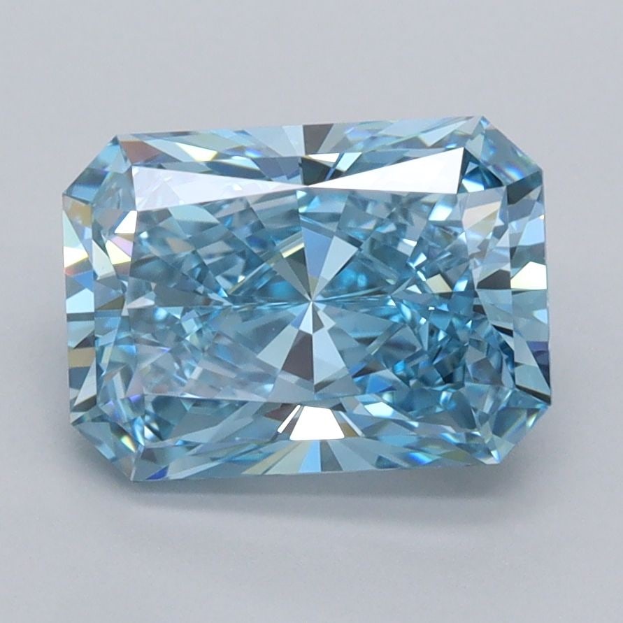IGI Radiant 2.53ct Fancy Vivid Blue VVS1 - Loose Lab Diamond (1 of 1)