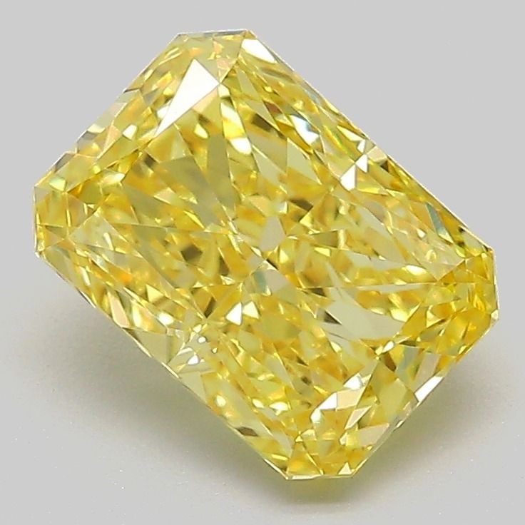 IGI Radiant 2.03ct Fancy Vivid Yellow VVS2 - Loose Lab Diamond (1 of 1)