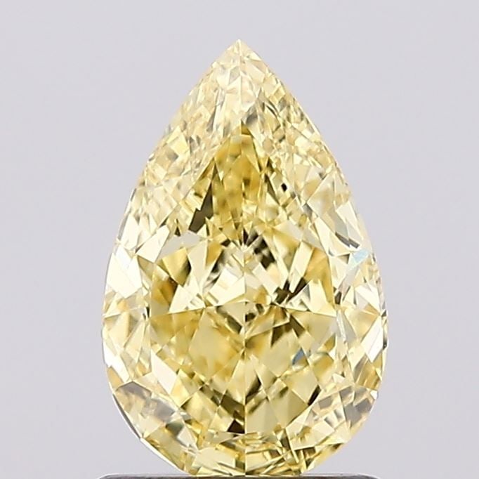 IGI Pear 1.12ct Fancy Intense Yellow VVS2 - Loose Lab Diamond (1 of 1)