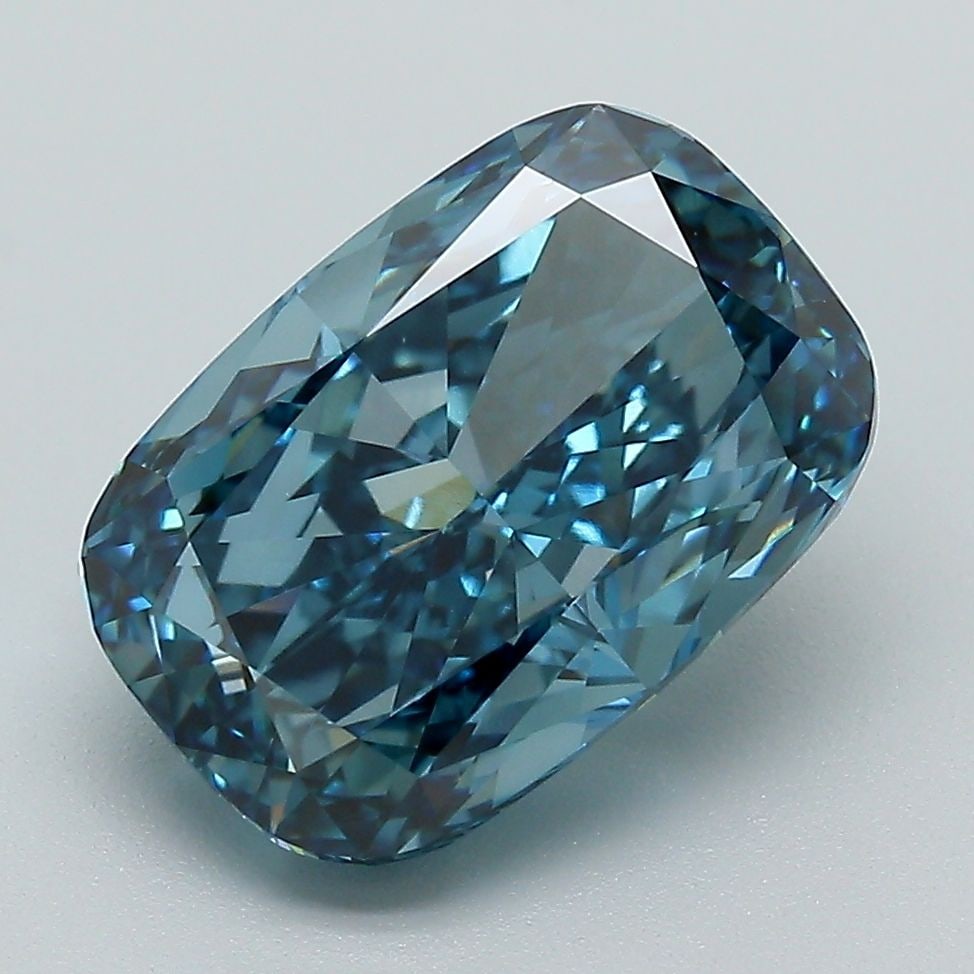 IGI Cushion Modified 4.22ct Fancy Vivid Blue VVS2 - Loose Lab Diamond: IGI Cushion Modified 4.22ct Fancy Vivid Blue VVS2 - Loose Lab Diamond This listing features IGI Cushion Modified 4.22ct Fancy Vivid Blue VVS2 - Loose Lab Diamond. Item specifics are provided below. It