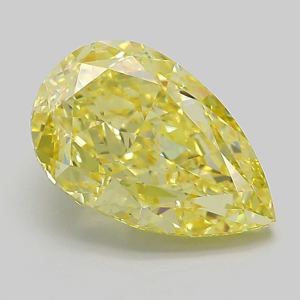 IGI Pear 4.15ct Fancy Intense Yellow VVS2 - Loose Lab Diamond: IGI Pear 4.15ct Fancy Intense Yellow VVS2 - Loose Lab Diamond This listing features IGI Pear 4.15ct Fancy Intense Yellow VVS2 - Loose Lab Diamond. Item specifics are provided below. Item Specifics: So