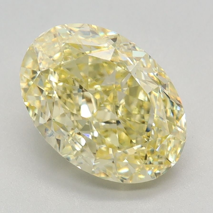 IGI Oval 2.65ct Fancy Intense Yellow VVS2 - Loose Lab Diamond (1 of 1)
