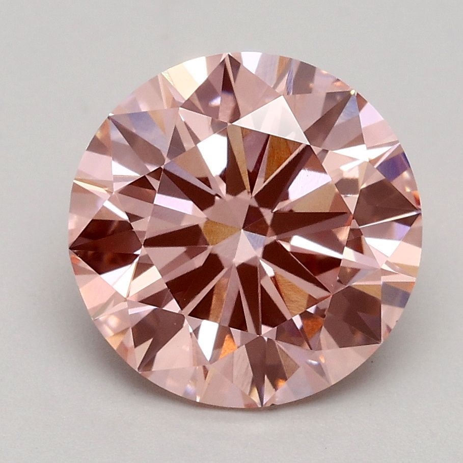 IGI Round 2.21ct Fancy Intense Pink VVS2 - Loose Lab Diamond (1 of 1)