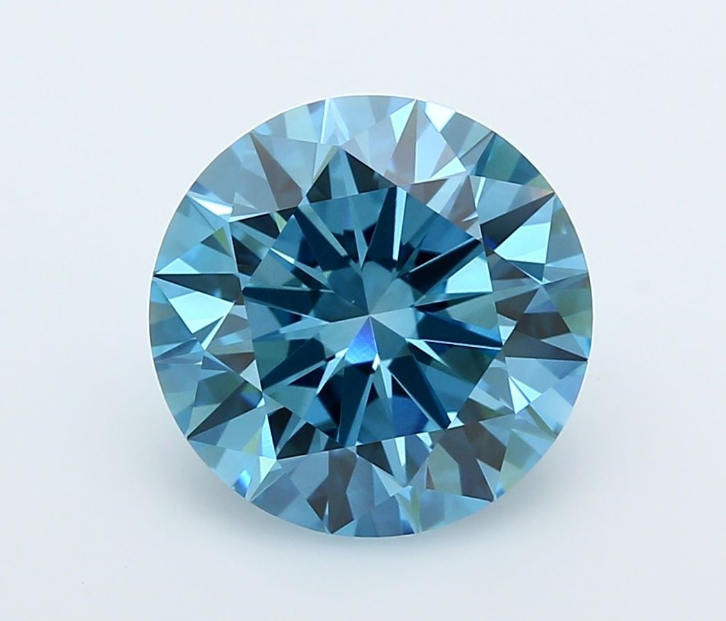 IGI Round 5.04ct Fancy Vivid Blue VVS2 - Ideal Loose Lab Diamond: IGI Round 5.04ct Fancy Vivid Blue VVS2 - Ideal Loose Lab Diamond This listing features IGI Round 5.04ct Fancy Vivid Blue VVS2 - Ideal Loose Lab Diamond. Item specifics are provided below. Item Specifi
