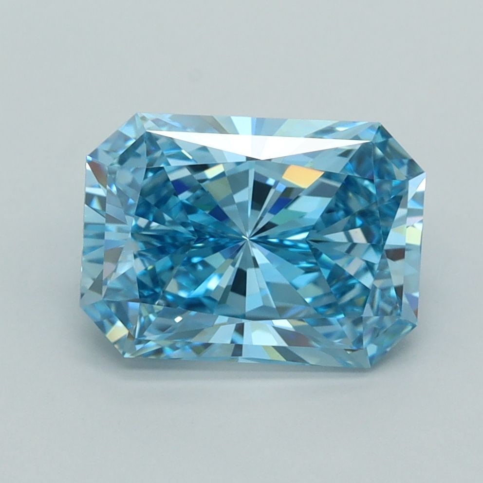 IGI Radiant 2.54ct Fancy Vivid Blue VVS2 - Loose Lab Diamond (1 of 1)
