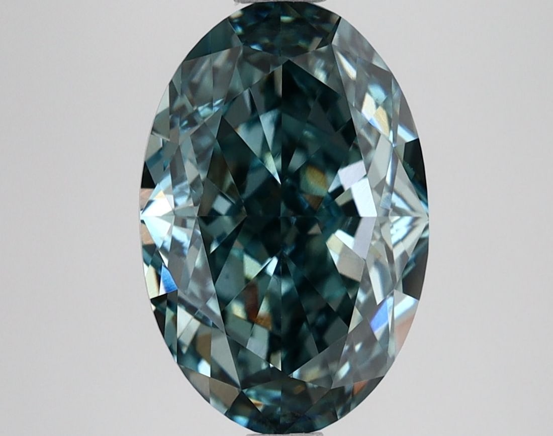 IGI Oval 3.89ct Fancy Vivid Green Blue VVS2 - Loose Lab Diamond: IGI Oval 3.89ct Fancy Vivid Green Blue VVS2 - Loose Lab Diamond This listing features IGI Oval 3.89ct Fancy Vivid Green Blue VVS2 - Loose Lab Diamond. Item specifics are provided below. Item Specifics