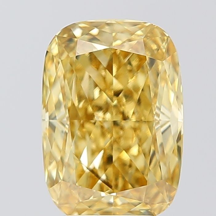 IGI Cushion Modified 4.09ct Fancy Vivid Yellow VVS2 - Loose Lab Diamond: IGI Cushion Modified 4.09ct Fancy Vivid Yellow VVS2 - Loose Lab Diamond This listing features IGI Cushion Modified 4.09ct Fancy Vivid Yellow VVS2 - Loose Lab Diamond. Item specifics are provided below