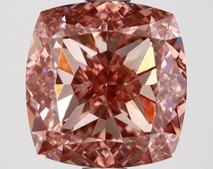 IGI Cushion Modified 2.66ct Fancy Vivid Brownish Pink VVS2 - Loose Lab Diamond: IGI Cushion Modified 2.66ct Fancy Vivid Brownish Pink VVS2 - Loose Lab Diamond This listing features IGI Cushion Modified 2.66ct Fancy Vivid Brownish Pink VVS2 - Loose Lab Diamond. Item specifics are 
