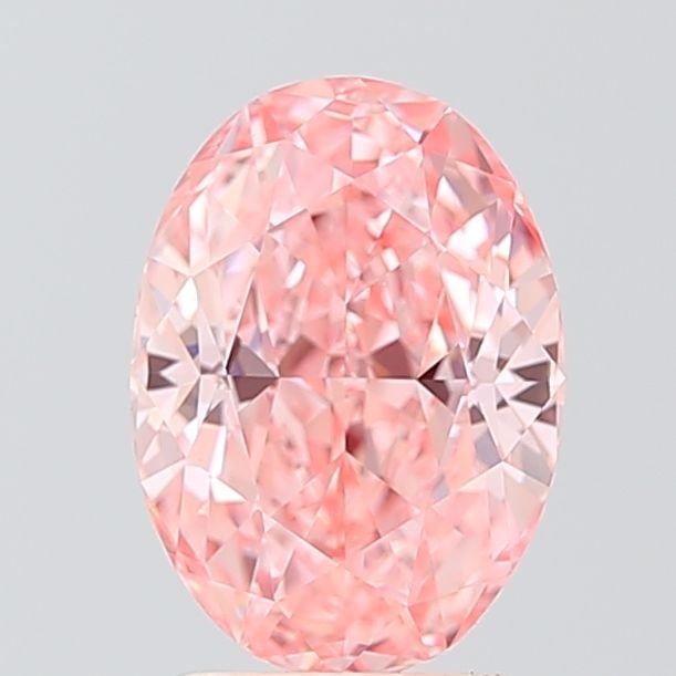 IGI Oval 2.31ct Fancy Vivid Pink VVS2 - Loose Lab Diamond (1 of 1)
