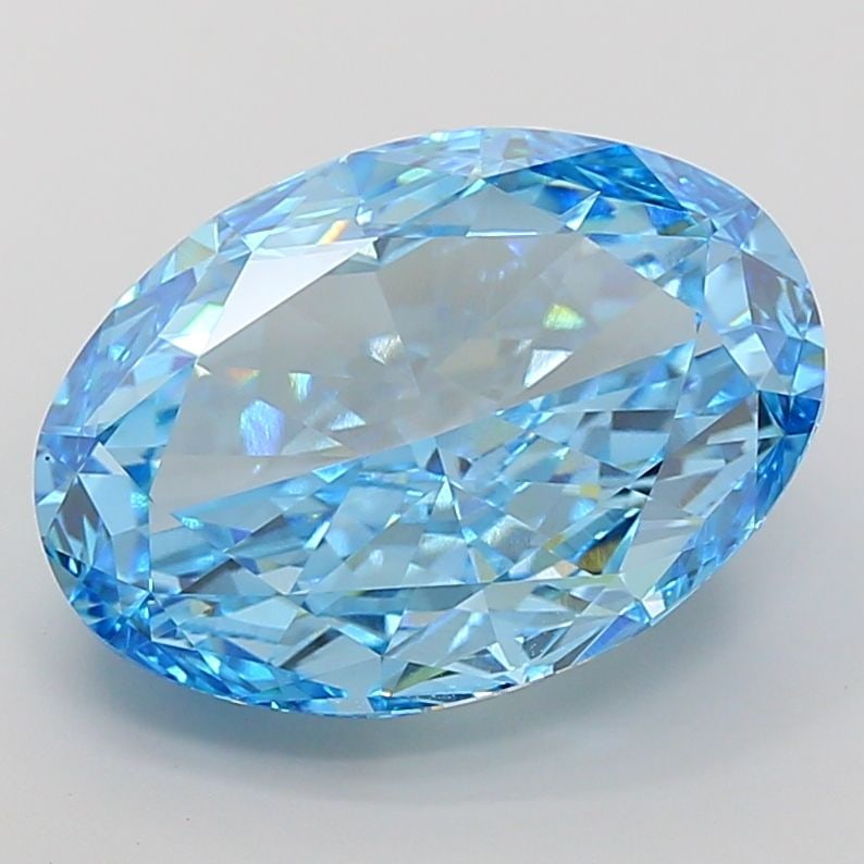 IGI Oval 15.28ct Fancy Vivid Blue VVS2 - Loose Lab Diamond: IGI Oval 15.28ct Fancy Vivid Blue VVS2 - Loose Lab Diamond This listing features IGI Oval 15.28ct Fancy Vivid Blue VVS2 - Loose Lab Diamond. Item specifics are provided below. Item Specifics: Source: 