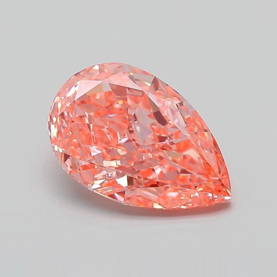 IGI Pear 2.19ct Fancy Vivid Pink VVS2 - Loose Lab Diamond (1 of 1)