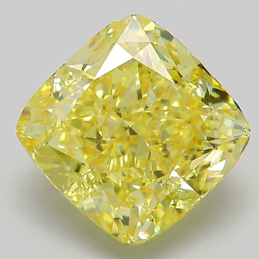 IGI Cushion Modified 5.0ct Fancy Vivid Yellow VVS2 - Loose Lab Diamond: IGI Cushion Modified 5.0ct Fancy Vivid Yellow VVS2 - Loose Lab Diamond This listing features IGI Cushion Modified 5.0ct Fancy Vivid Yellow VVS2 - Loose Lab Diamond. Item specifics are provided below. 