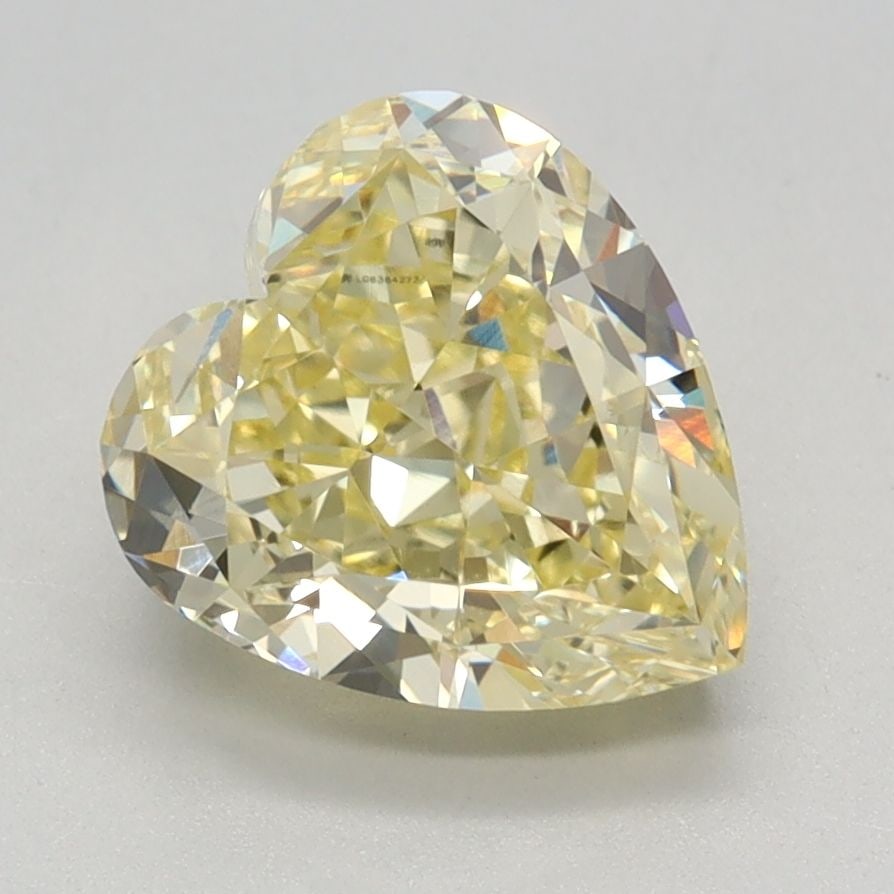 IGI Heart 2.5ct Fancy Intense Yellow VVS2 - Loose Lab Diamond (1 of 1)