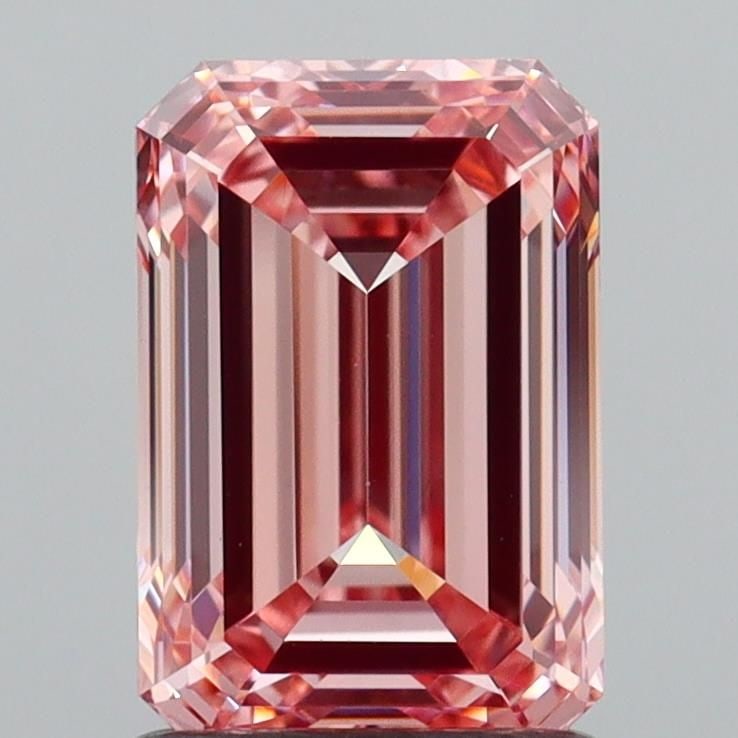 IGI Emerald 1.59ct Fancy Vivid Pink VVS2 - Loose Lab Diamond: IGI Emerald 1.59ct Fancy Vivid Pink VVS2 - Loose Lab Diamond This listing features IGI Emerald 1.59ct Fancy Vivid Pink VVS2 - Loose Lab Diamond. Item specifics are provided below. Item Specifics: Sour