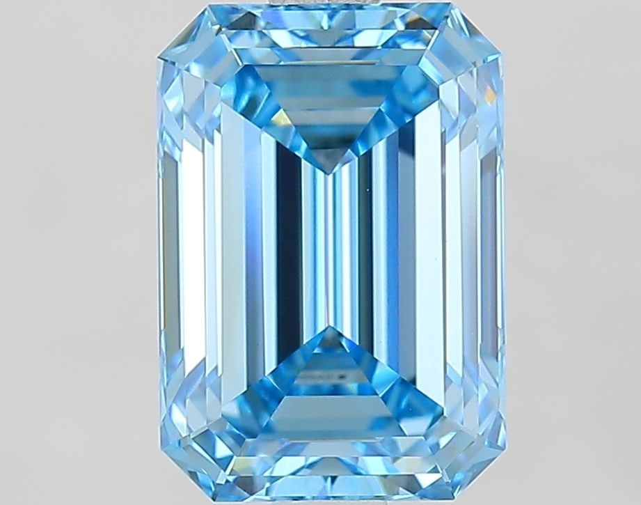 IGI Emerald 2.6ct Fancy Vivid Blue VVS2 - Loose Lab Diamond (1 of 1)