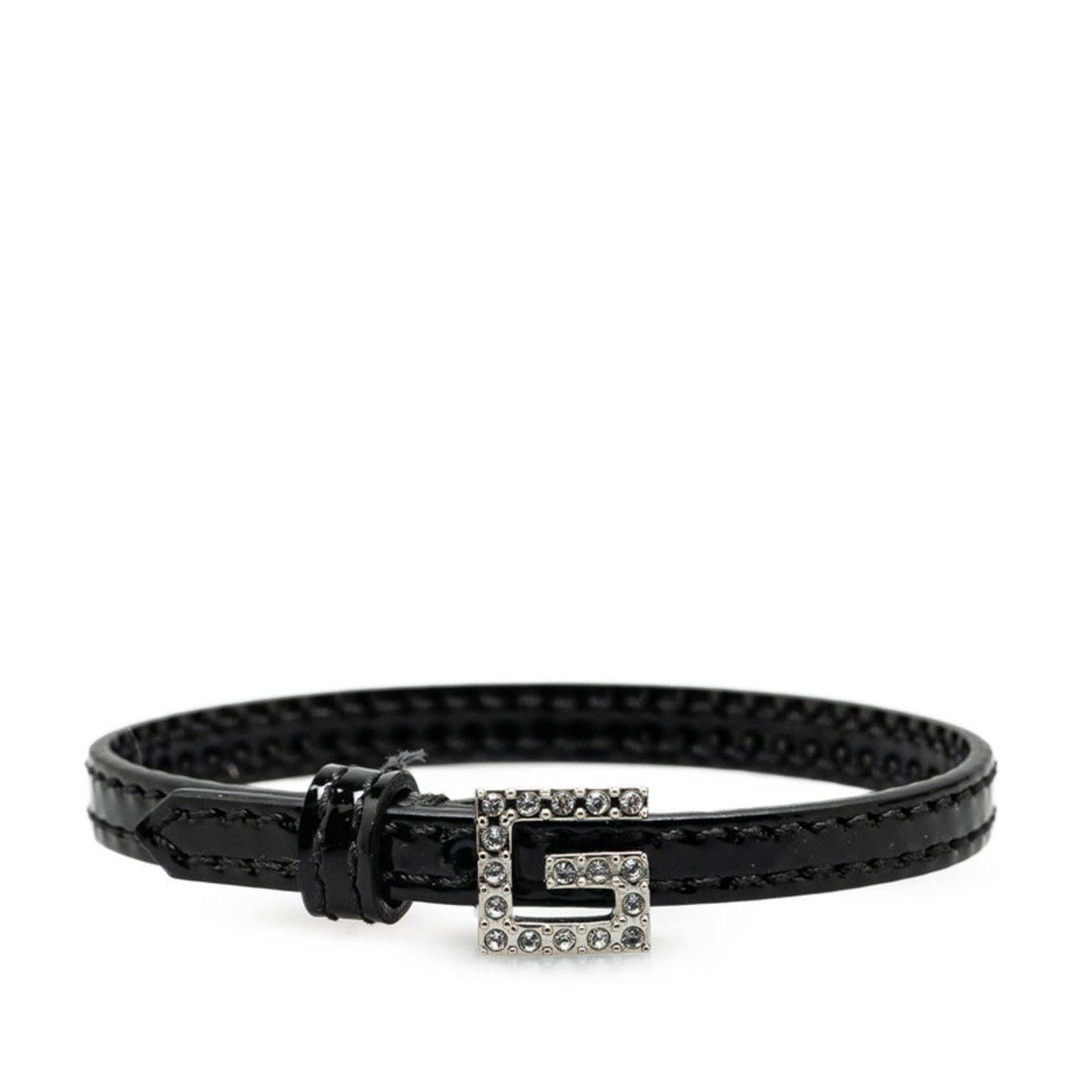 Gucci Charm Bracelet Leather: Gucci Charm Bracelet Leather This Gucci charm bracelet features high-quality leather in black, with a classic design that adds a touch of sophistication to any outfit. The 17cm length makes it a versa