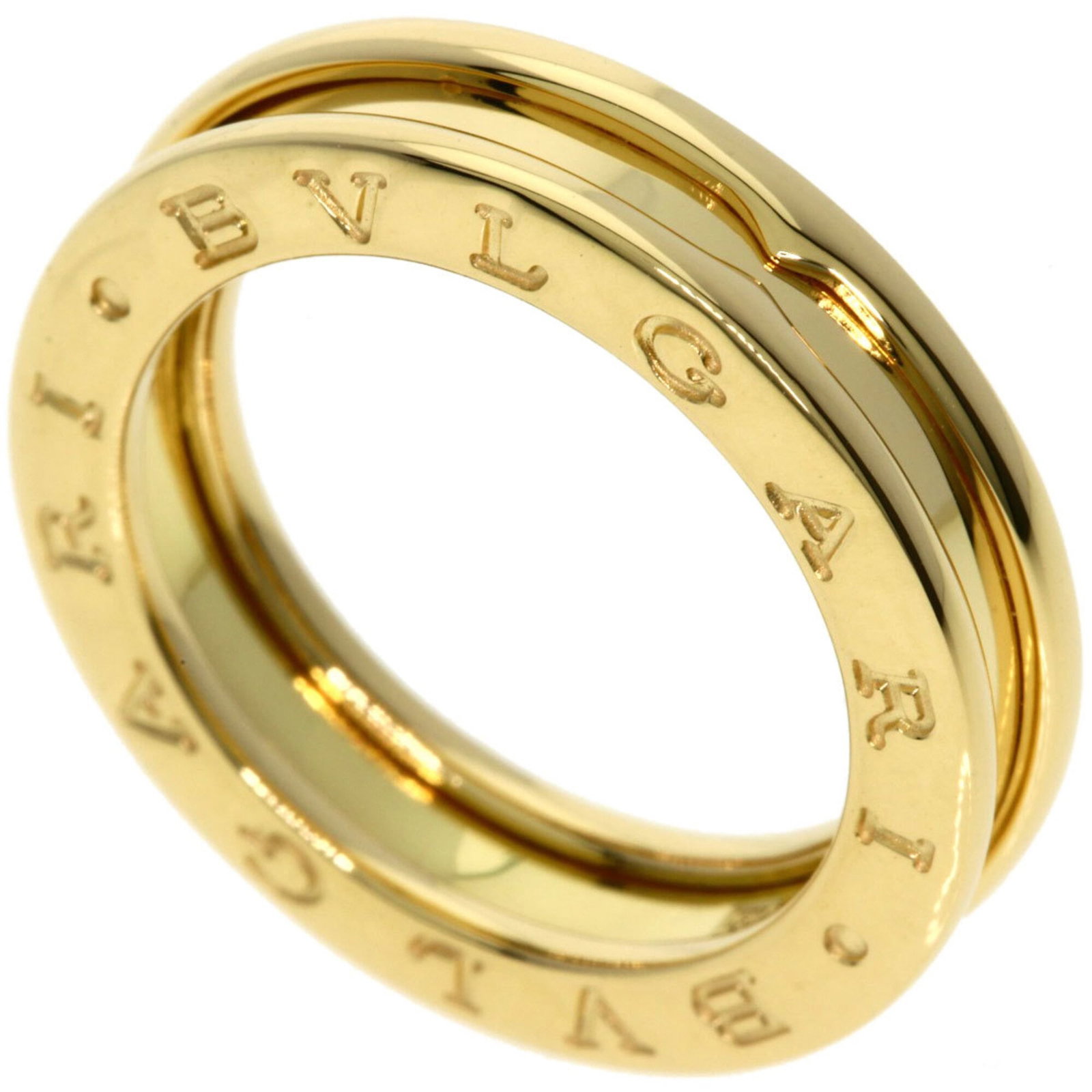 Bvlgari Band Ring Yellow Gold (18K): Bvlgari Band Ring Yellow Gold (18K) Bvlgari Band Ring Yellow Gold (18K) - A stylish and elegant band ring made from high-quality yellow gold (18K), this piece boasts a classic design that exudes sophi