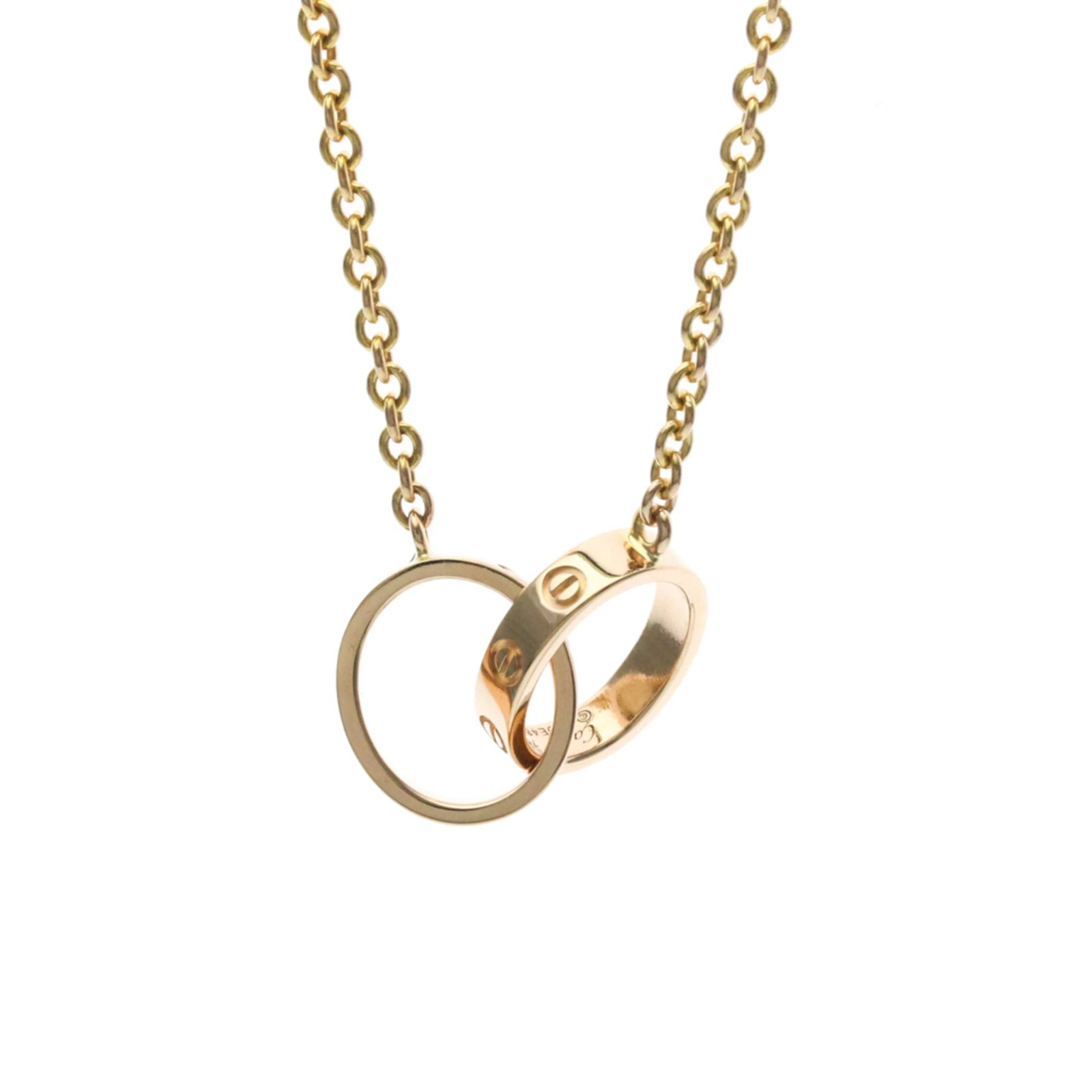 Cartier Baby Love Necklace Pink Gold (18K) No Stone Women,Men Fashion Pendant Necklace (Pink Gold): Cartier Baby Love Necklace Pink Gold (18K) No Stone Women,Men Fashion Pendant Necklace (Pink Gold) Cartier's iconic Baby Love Necklace in pink gold (18K) makes a stylish statement with its sleek