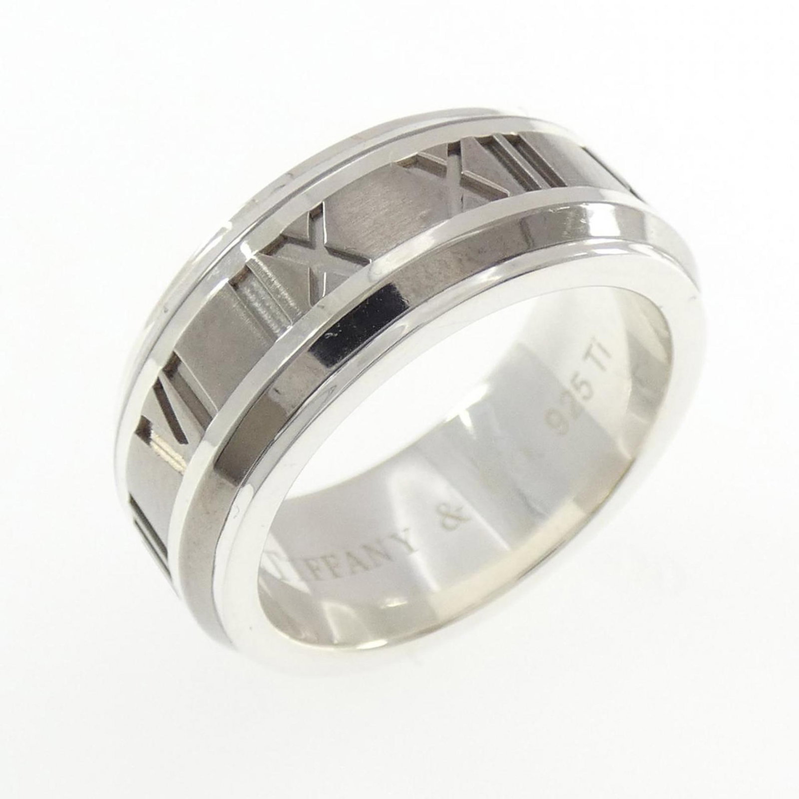 Tiffany Band Ring Silver 925, Titanium (1 of 5)