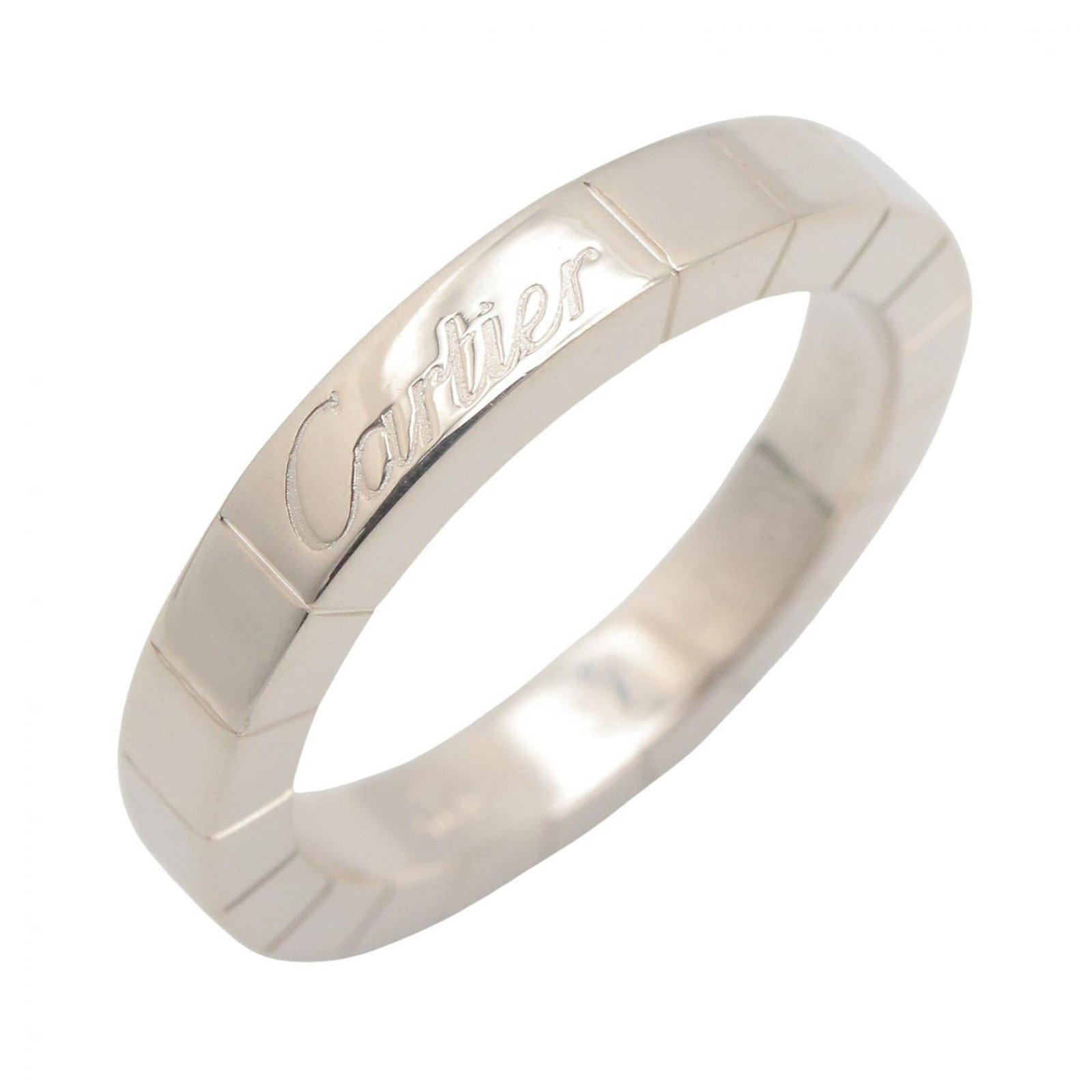 Cartier Band Ring White Gold (18K): Cartier Band Ring White Gold (18K) Cartier Band Ring White Gold (18K) - A pre-owned Cartier band ring in excellent condition, featuring white gold (18K) and a sleek design. The ring shows some minor s