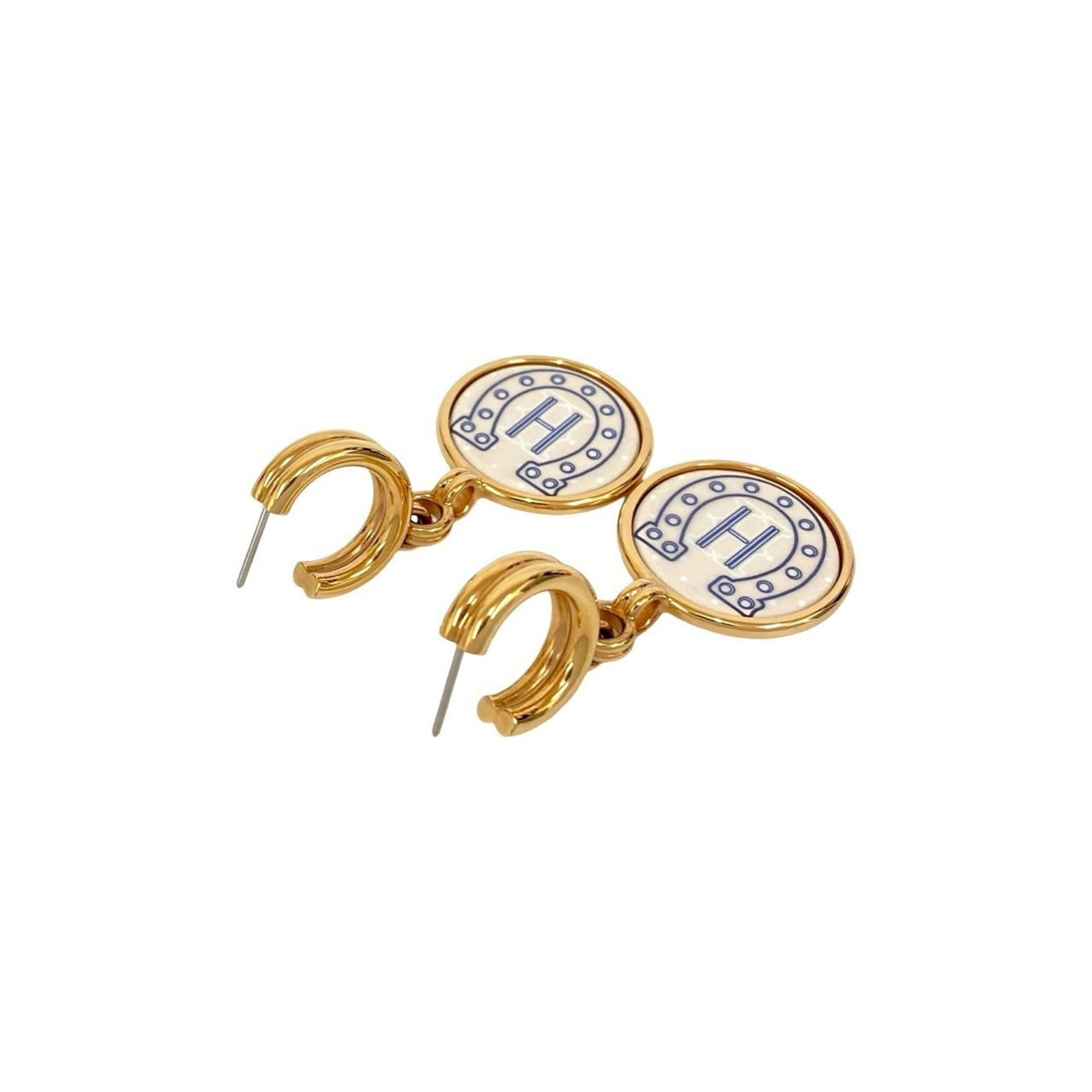Hermes Stud Earrings Metal - 5