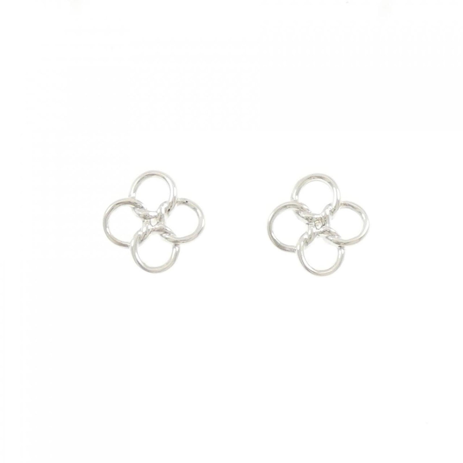 Tiffany Stud Earrings Silver 925: Tiffany Stud Earrings Silver 925 Tiffany stud earrings in silver 925 offer a timeless and elegant touch. With a few traces of usage visible, these earrings still exude their original charm, despite