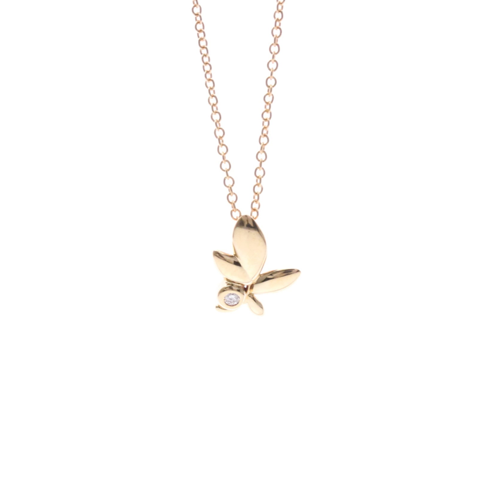Tiffany Olive Leaf Diamond Necklace Pink Gold (18K) Diamond Men,Women Fashion Pendant Necklace: Tiffany Olive Leaf Diamond Necklace Pink Gold (18K) Diamond Men,Women Fashion Pendant Necklace (Pink Gold) Tiffany's iconic pink gold (18K) diamond pendant necklace makes a statement with its elegant
