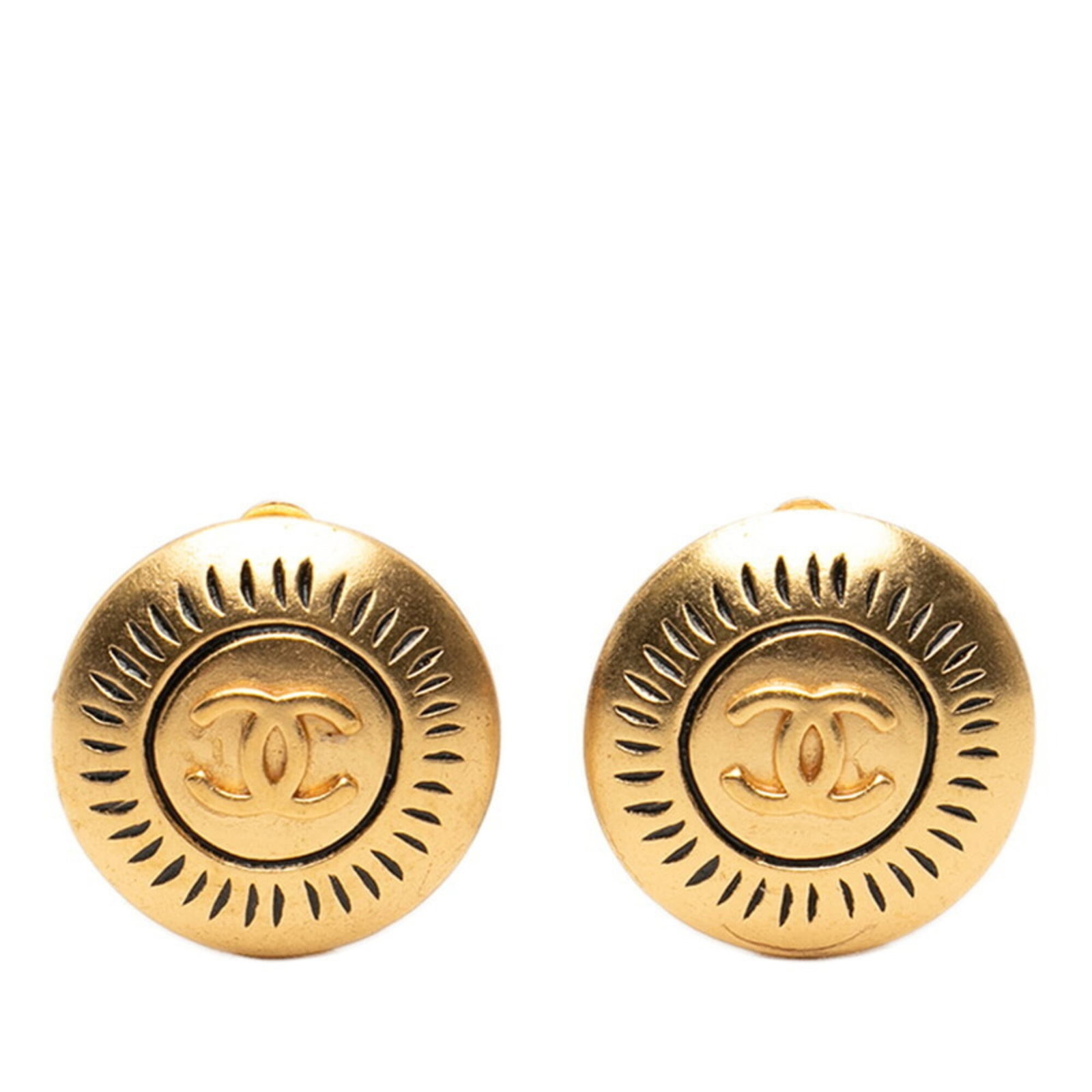 Chanel Clip Earrings Gold Plating: Chanel Clip Earrings Gold Plating Chanel Clip Earrings Gold Plating - A chic and timeless accessory from the iconic French fashion house. These gold-plated clip earrings feature a sleek design with