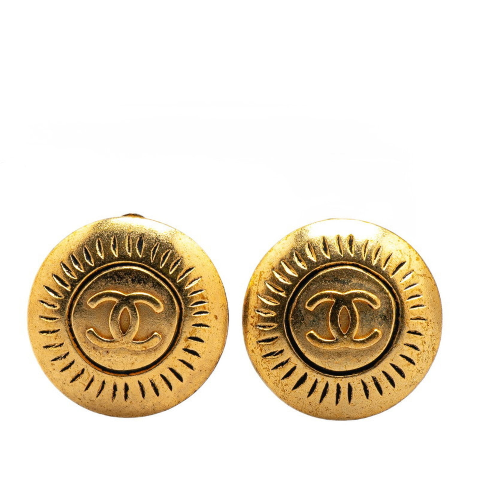 Chanel Clip Earrings Gold Plating: Chanel Clip Earrings Gold Plating Chanel Clip Earrings Gold Plating - A chic and timeless accessory from the iconic French fashion house. These gold-plated clip earrings feature a sleek design with no