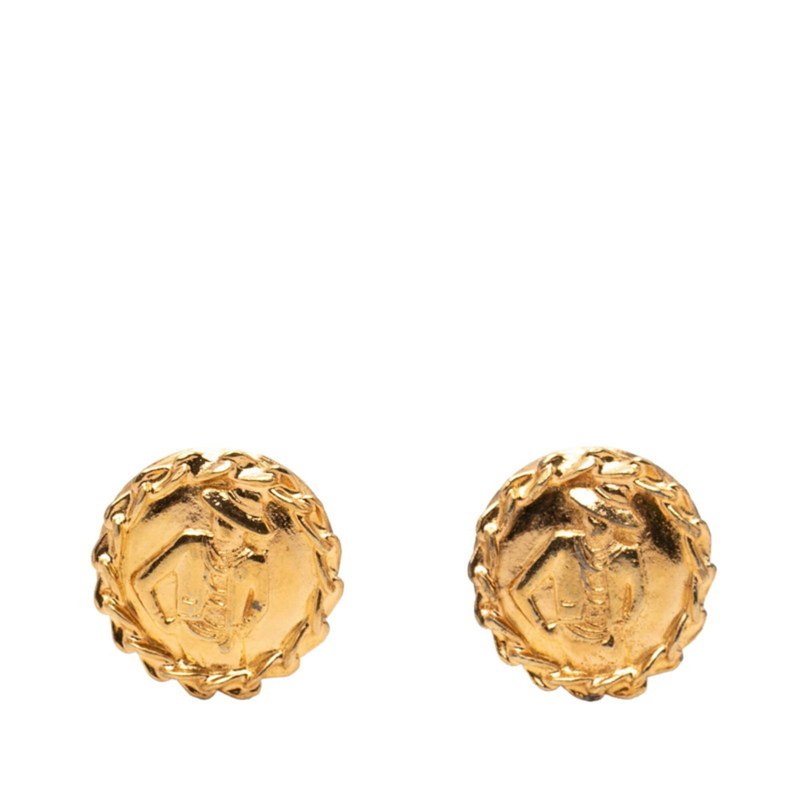 Chanel Clip Earrings Gold Plating: Chanel Clip Earrings Gold Plating Chanel Clip Earrings Gold Plating are a stylish accessory featuring gold plating details. With their classic design and subtle shine, these earrings add a touch of so