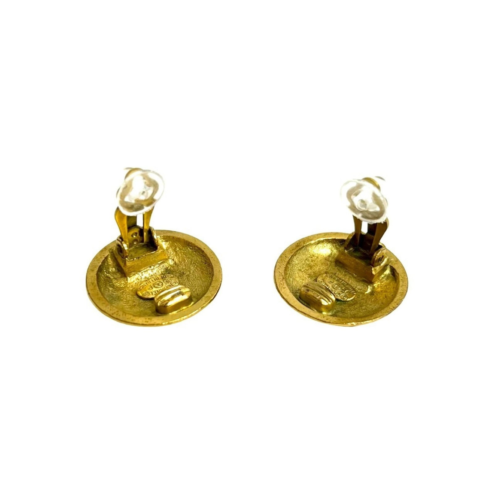 Chanel Clip Earrings Gold Plating - 5