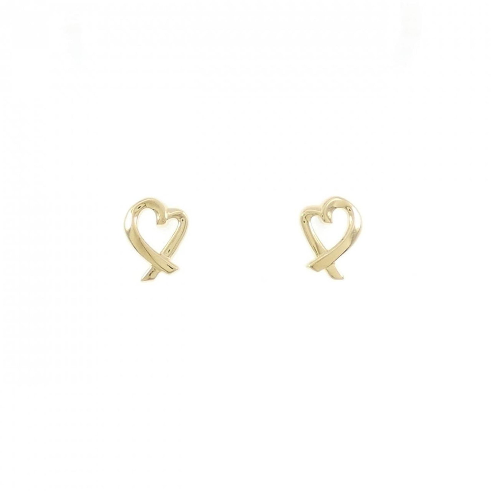 Tiffany Stud Earrings Yellow Gold: Tiffany Stud Earrings Yellow Gold Tiffany's iconic stud earrings in yellow gold feature a timeless design that exudes elegance. With a few traces of usage and minor scratches, these earrings still