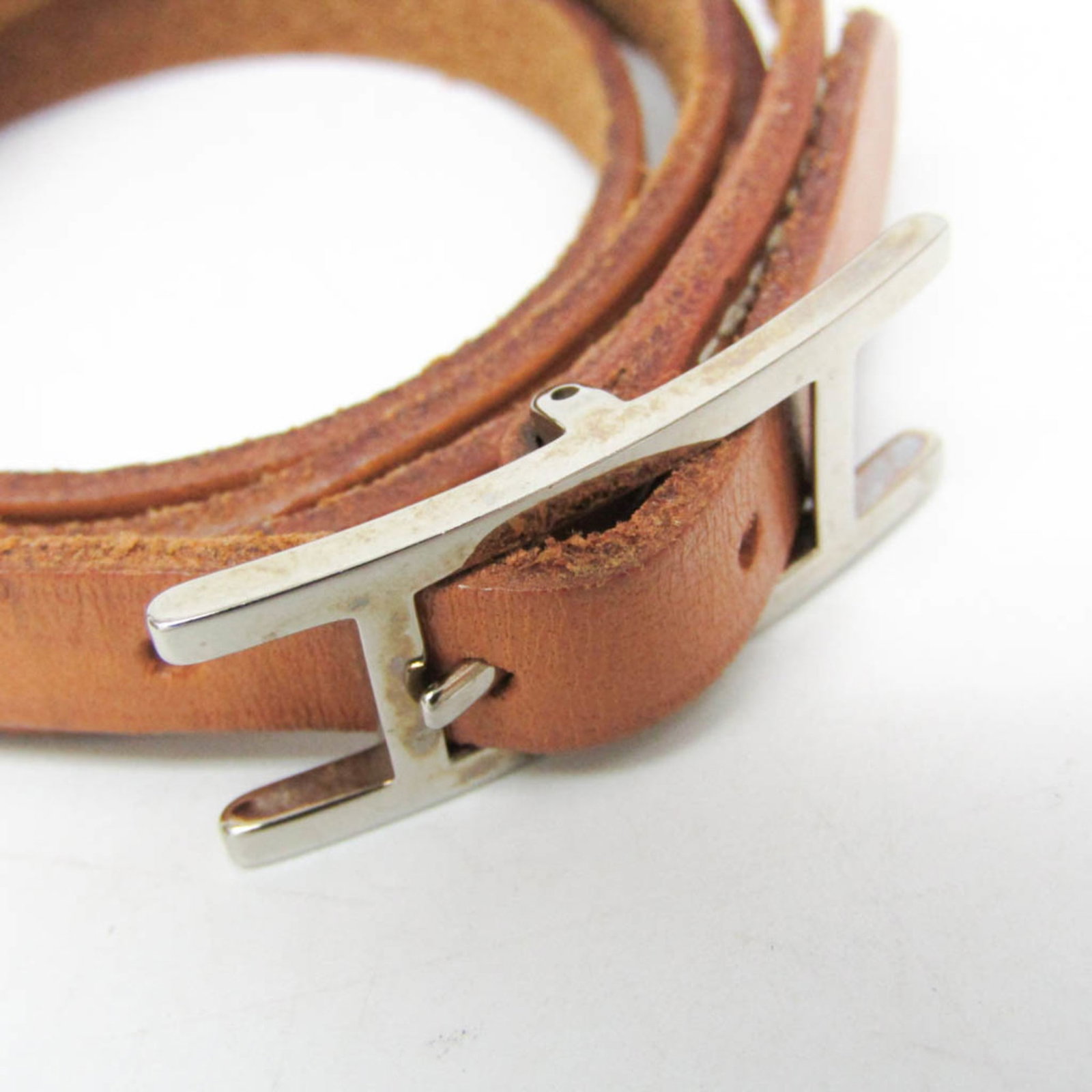 Hermes Bangle Leather, Metal - 4
