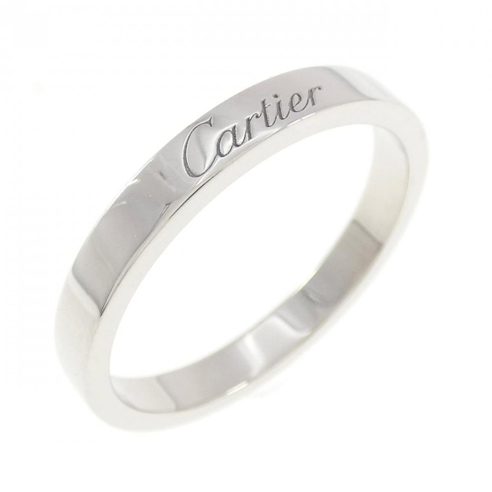 Cartier Band Ring Platinum 950: Cartier Band Ring Platinum 950 Cartier Band Ring Platinum 950. This platinum band ring features a sleek design with a width of 2.9mm and weighs 5.7g. With some traces of usage visible, the ring remain