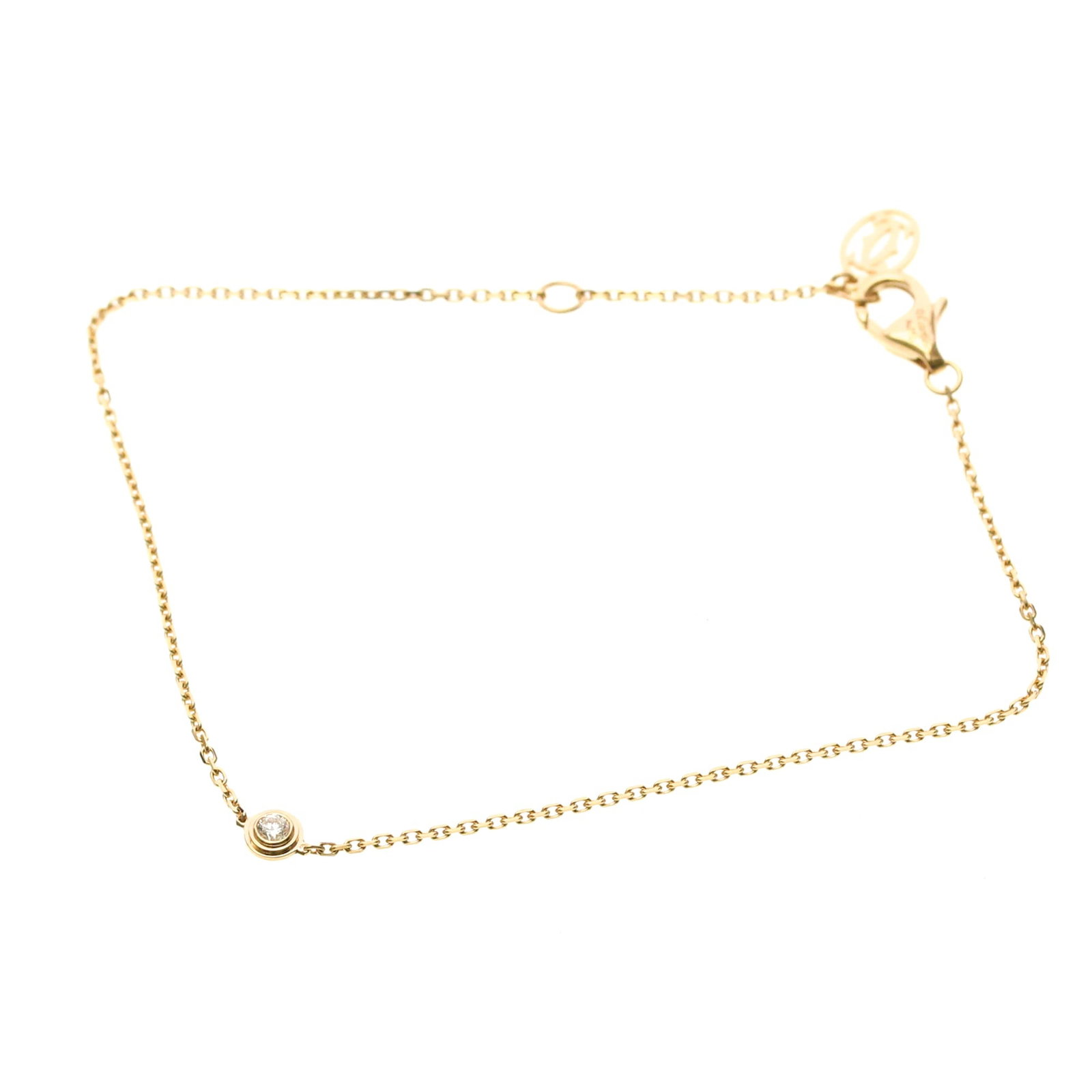 Cartier Charm Bracelet Pink Gold (18K): Cartier Charm Bracelet Pink Gold (18K) Cartier Charm Bracelet Pink Gold (18K) features a timeless design with pink gold (18K) metal and diamond accents. The 16cm-18cm length offers a versatile fit for