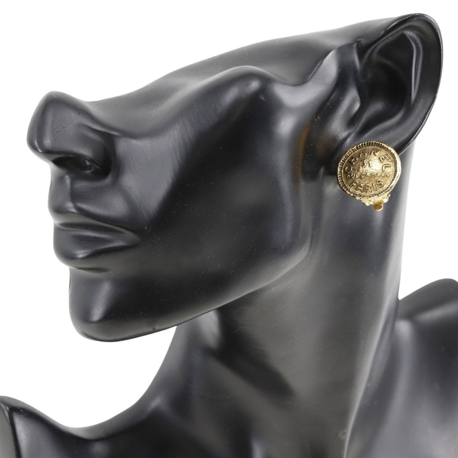 Chanel Clip Earrings Gold Plating - 2