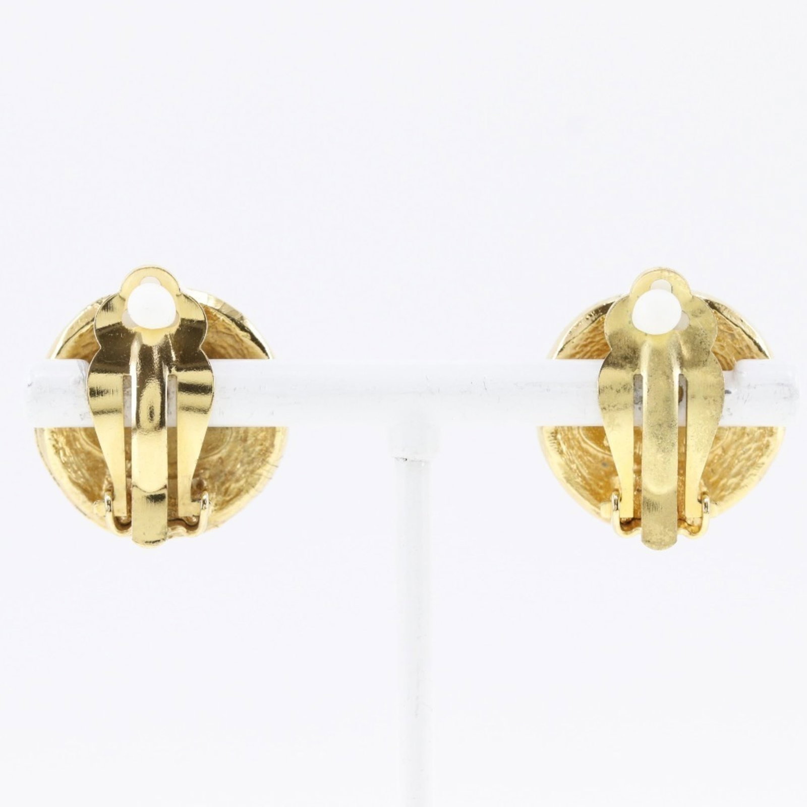 Chanel Clip Earrings Gold Plating - 3
