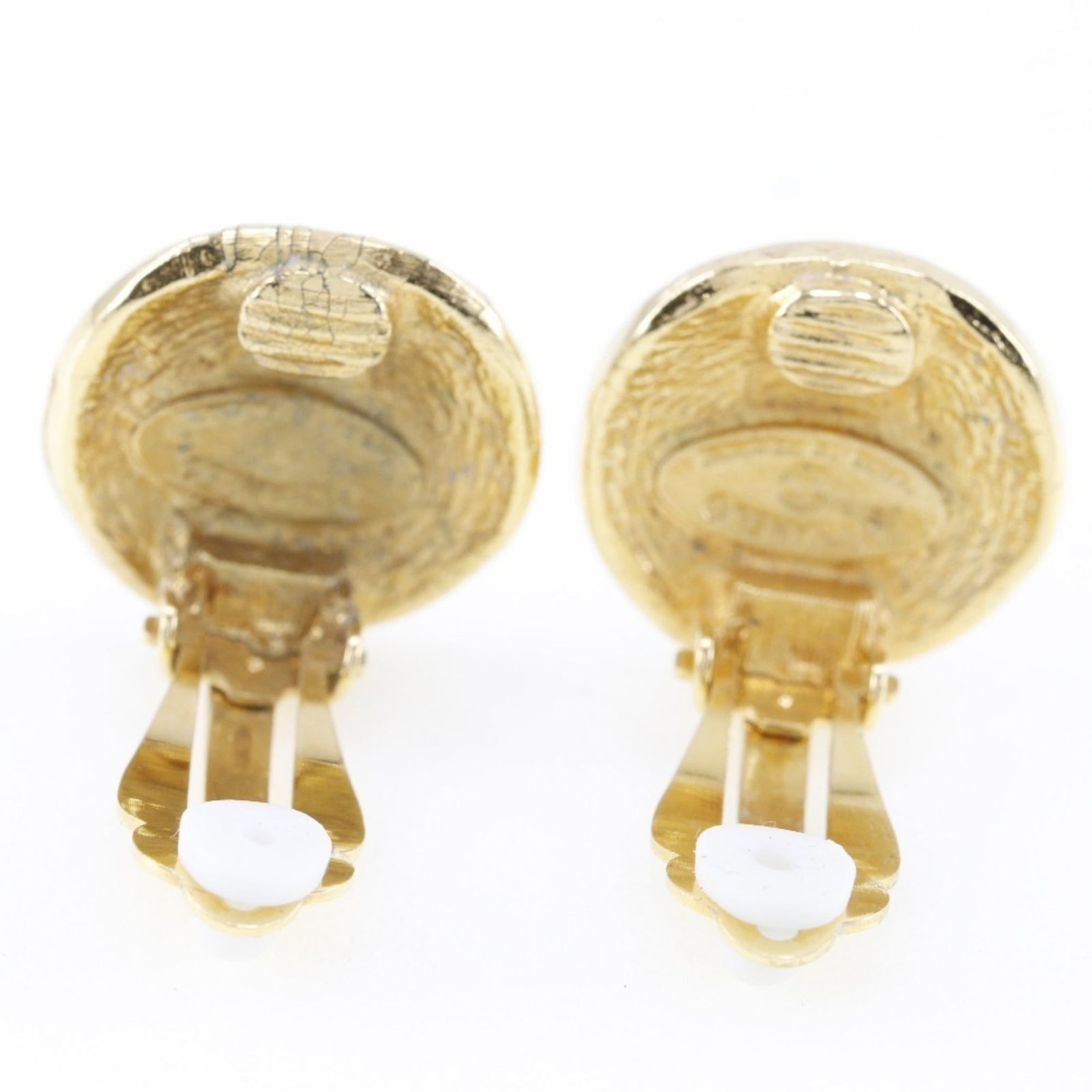 Chanel Clip Earrings Gold Plating - 4