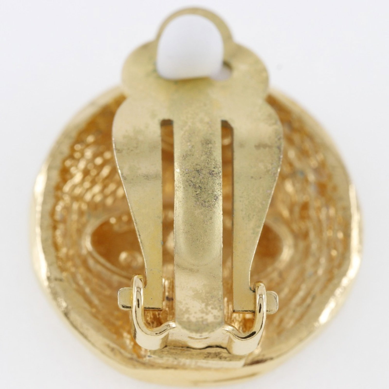 Chanel Clip Earrings Gold Plating - 7