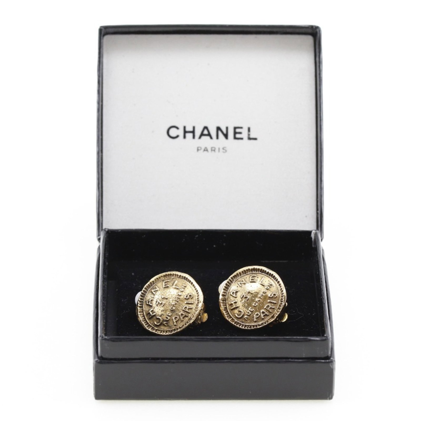 Chanel Clip Earrings Gold Plating - 9
