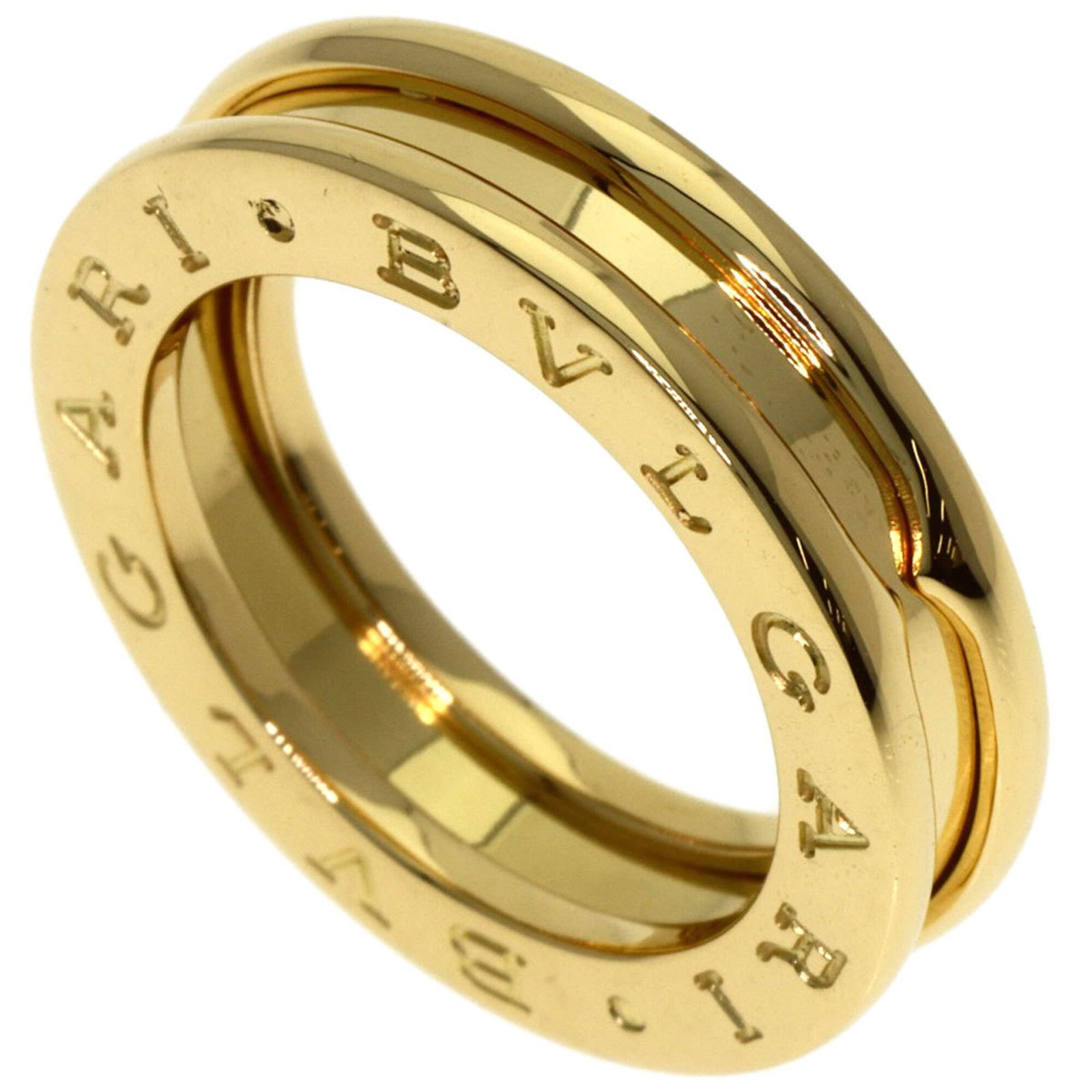 Bvlgari Band Ring Yellow Gold (18K): Bvlgari Band Ring Yellow Gold (18K) Bvlgari Band Ring Yellow Gold (18K) features a sleek design in 18K yellow gold, showcasing a subtle elegance. This used band ring has some minor scratches and