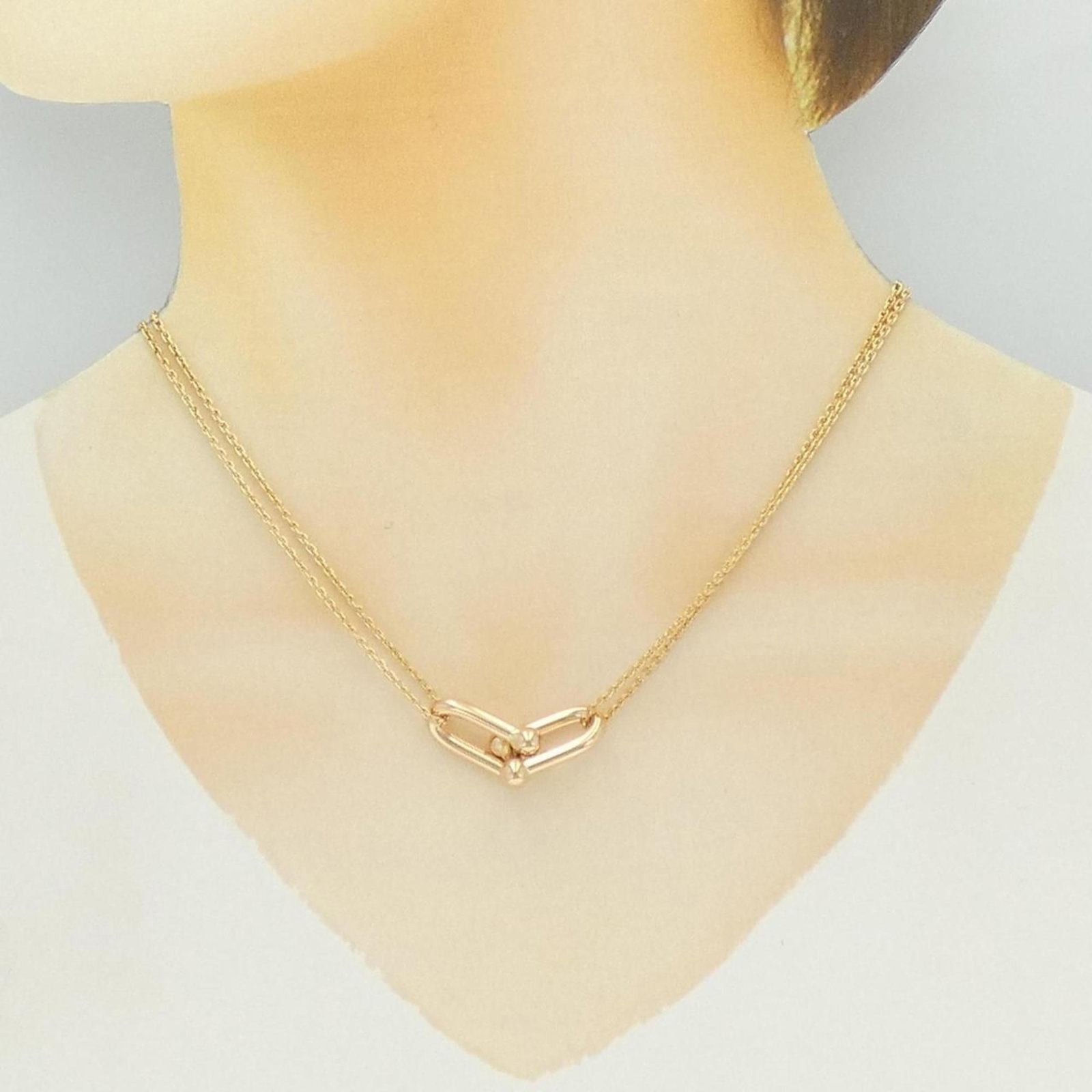 Tiffany Double Link Large Necklace - 5