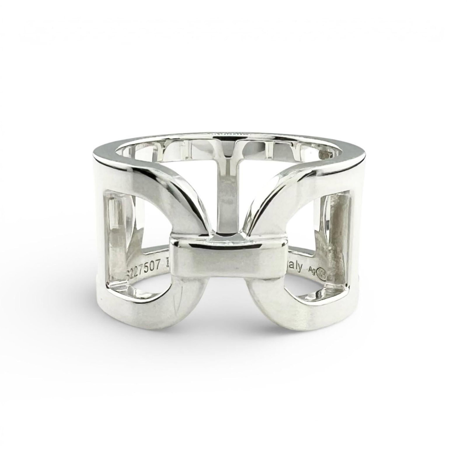 Hermes Band Ring Silver 925