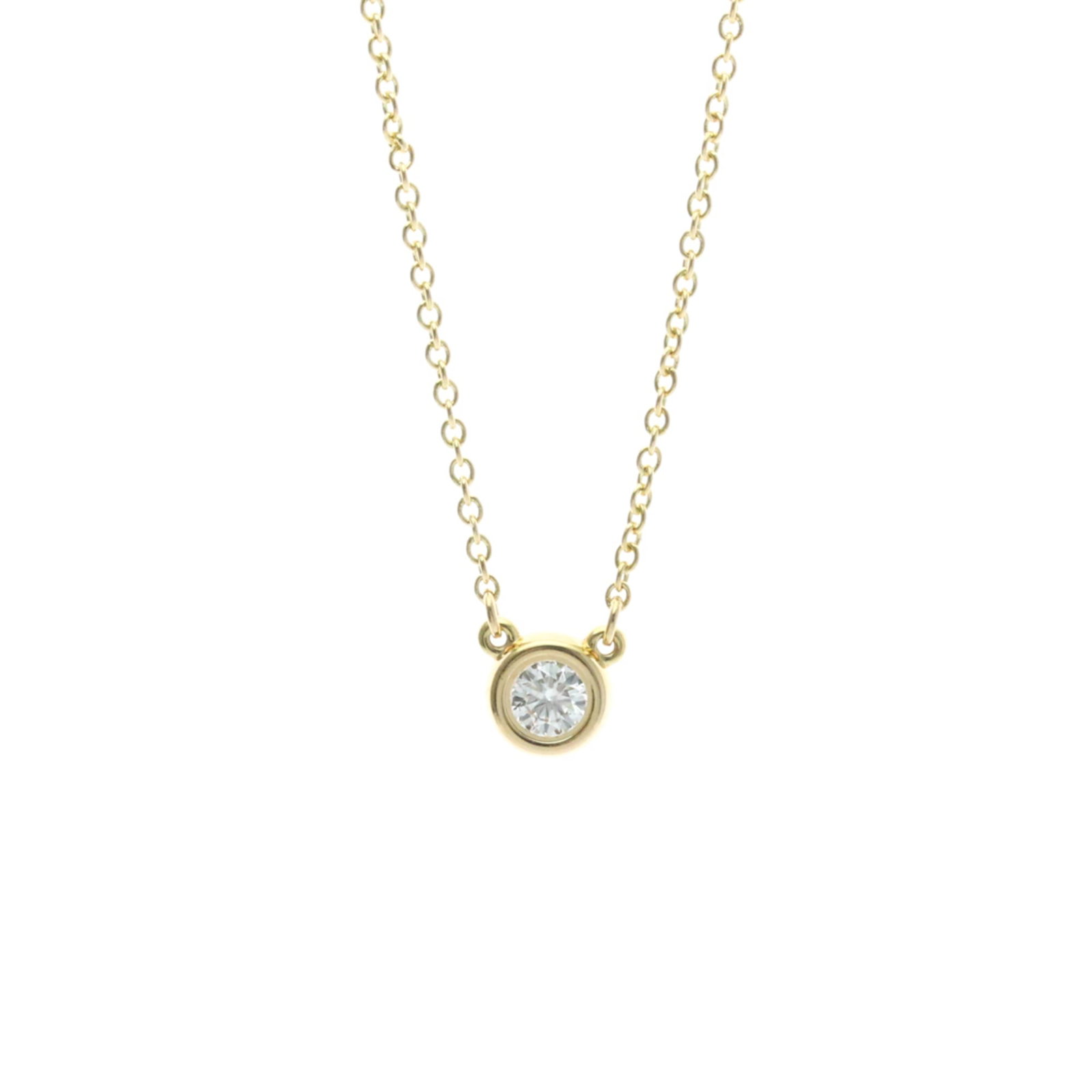 Tiffany Diamonds By The Yard Pink Gold (18K) Diamond Men,Women Fashion Pendant Necklace (Pink Gold): Tiffany Diamonds By The Yard Pink Gold (18K) Diamond Men,Women Fashion Pendant Necklace (Pink Gold) Pink Gold (18K) Diamond Pendant Necklace in Fashion Style. This Tiffany necklace features a 2.4g
